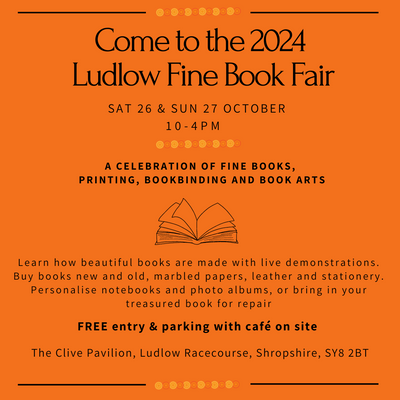 Please join us for the Ludlow Fine Book Fair 2024