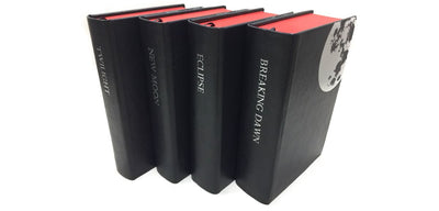 Sold a set of handcrafted leather bound Twilight books